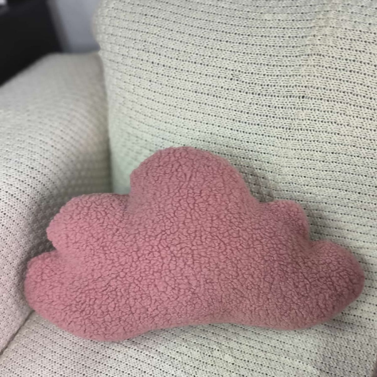 DECORACION CREATIVA - Cojin Infantil  Bebe - diseño Nube rosada