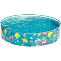 Piscina Fondo Marino + Parche 122x25cm Color Azul Marino