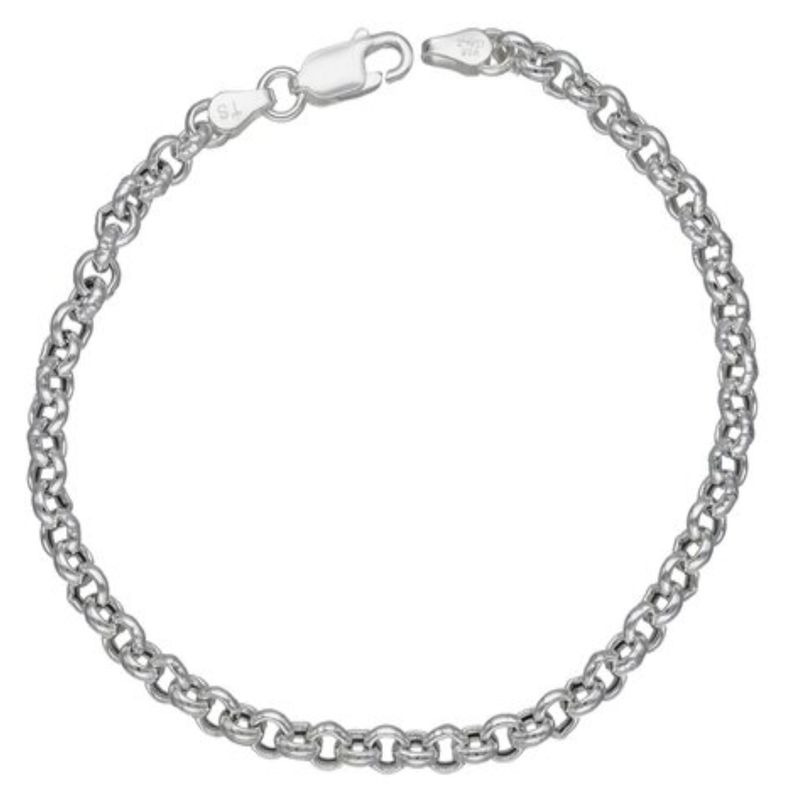GENERICO - Pulsera Hombre en Plata 925 Estilo Rolo
