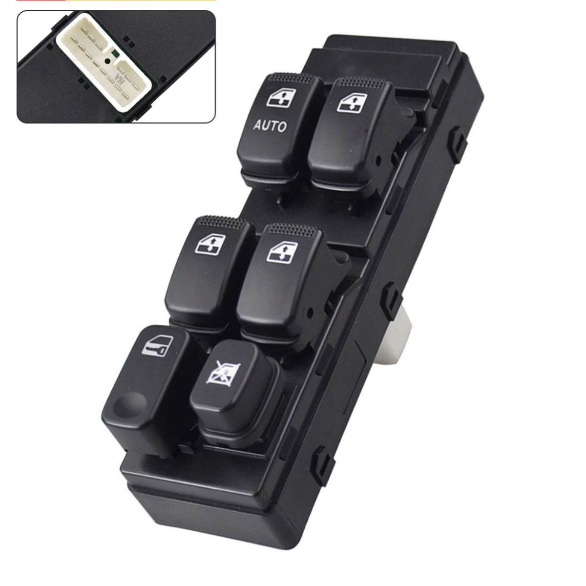 GENERICO - Botonera Alzavidrios Compatible Kia Cerato 2004-2009 14pines