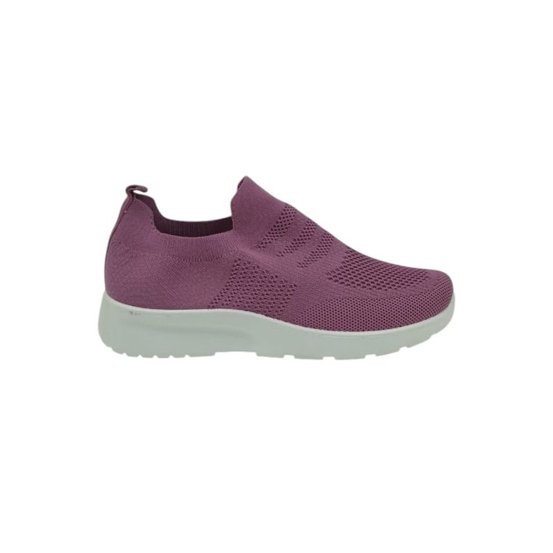 HERIEL - Zapatilla Purpura Textil Mujer