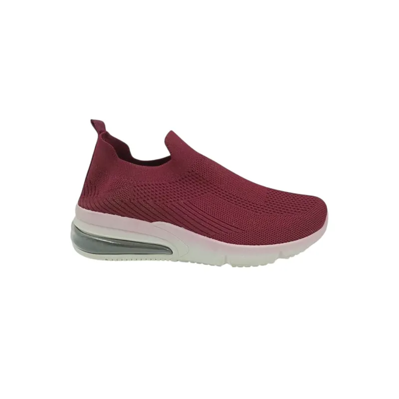 HERIEL - Zapatilla Burdeos Plataforma Mujer