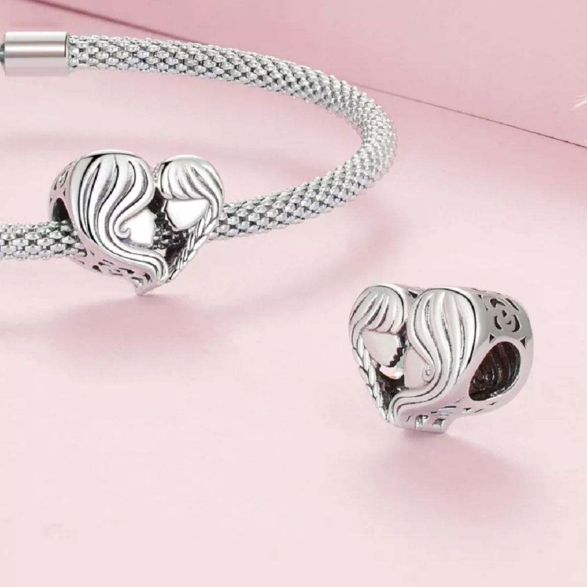 LK LUKSO - Charm en Plata 925 Madre e Hija