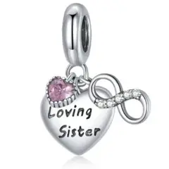 LK LUKSO - Charm Amor Hermanas Infinito en Plata 925