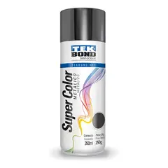 TEKBOND - Pintura Aerosol Uso General Negro Metalico 350 Ml