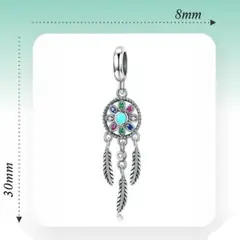 LK LUKSO - Charm Dije Atrapasueños Boho Espiritual Plata 925