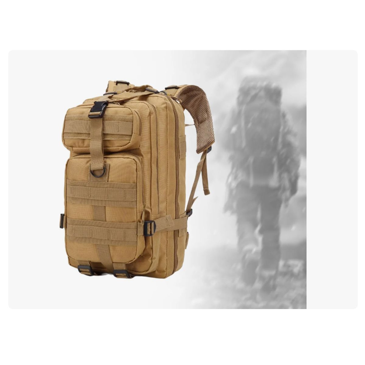 GENERICO - Mochila Tactica Militar 30l Impermeable Ideal Para Aventuras