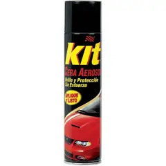 KIT - Cera para Autos en Aerosol 360ml Brillo y Protección