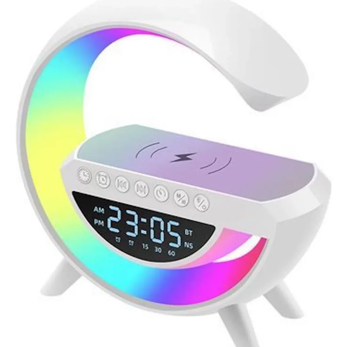 GENERICO - Radio Parlante Portátil Led Rbg Con Carga