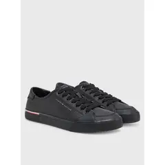 TOMMY HILFIGER - Zapatillas Con Logo En Bajo Relieve Negro