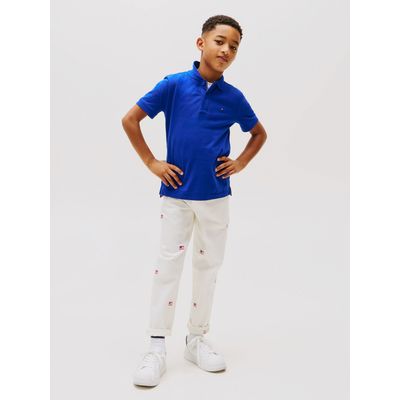 Imagen 2 del producto Polo Con Logo Y Corte Regular Essential Azul