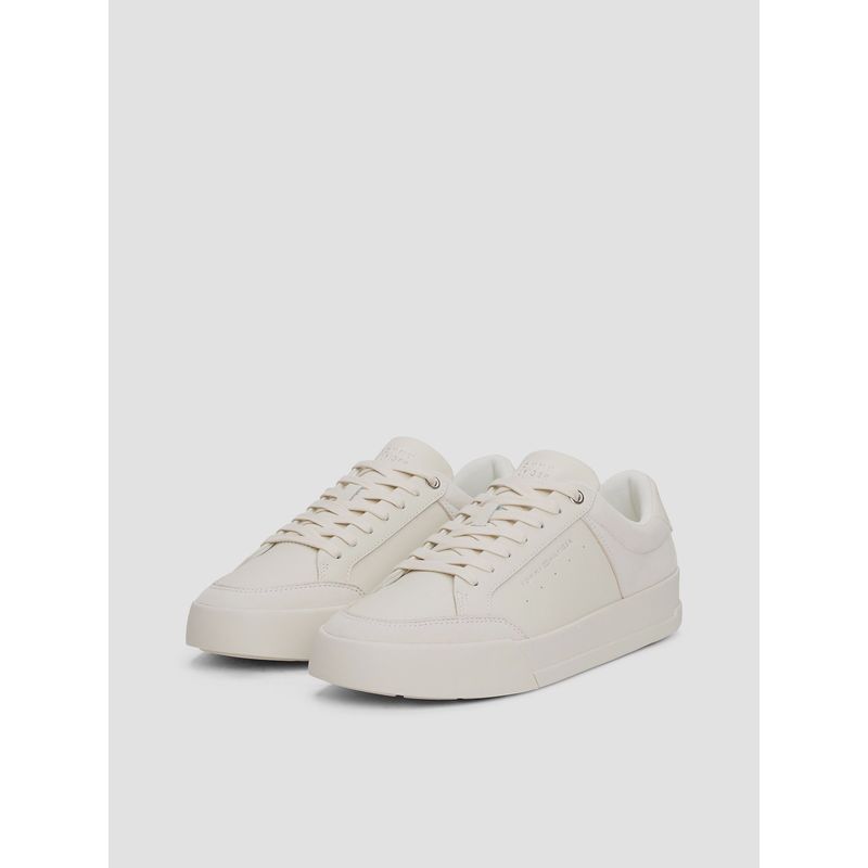 TOMMY HILFIGER - Zapatillas De Tenis Con Logo En Bajo Relieve Beige Tommy Hilfiger