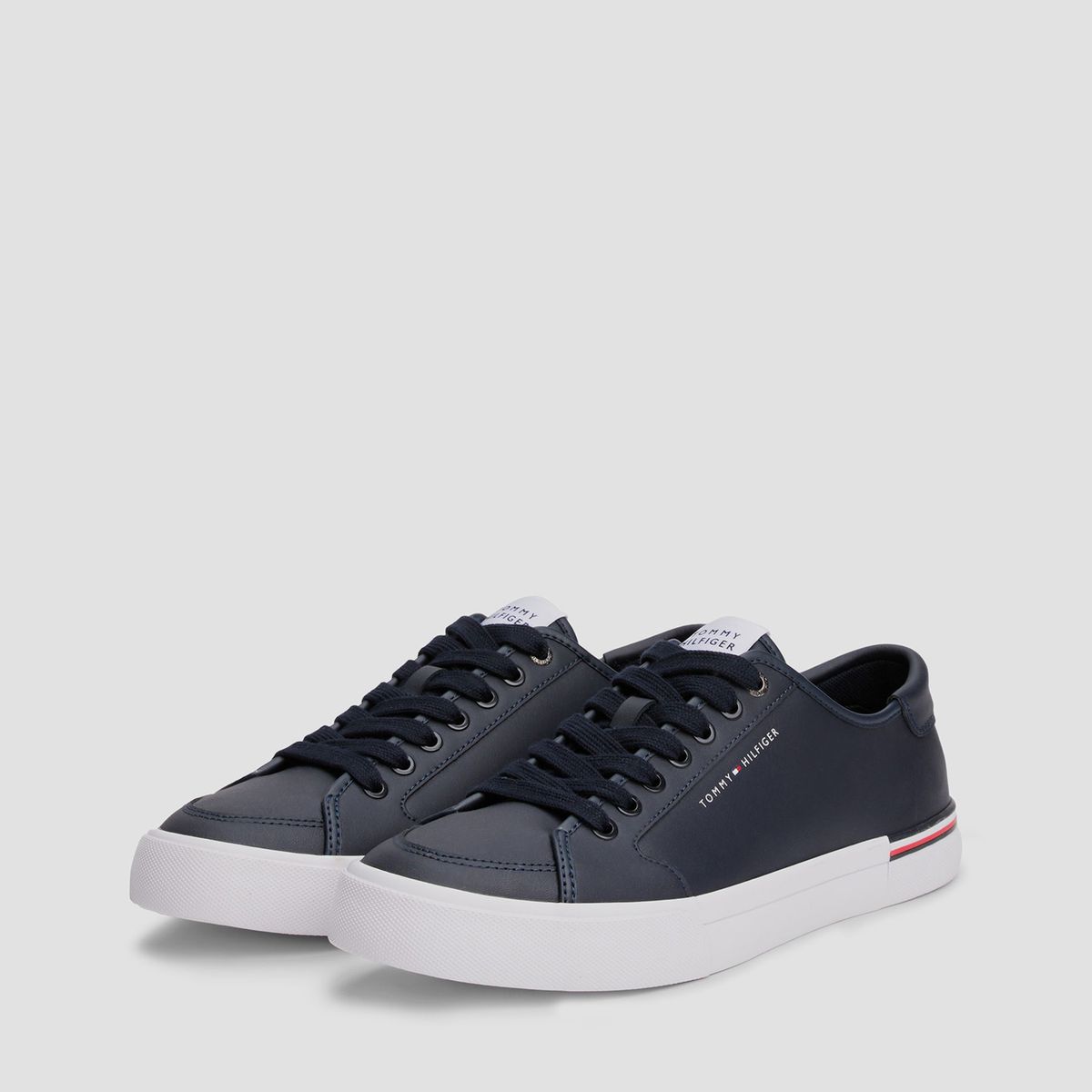 TOMMY HILFIGER - Zapatillas Con Logo En Bajo Relieve Azul Tommy Hilfiger