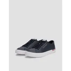 TOMMY HILFIGER - Zapatillas Con Logo En Bajo Relieve Azul