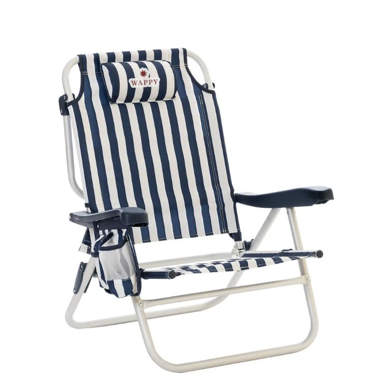 WAPPY TIENDA - Silla Plegable de playa Portatil Camping jardín y playa Azul Wappy