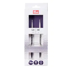 PRYM - Palillos Tejido Circular Ergonomics 5mm 80cm