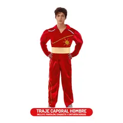 GENERICO - Traje Típico Caporal Hombre Rojo talla L