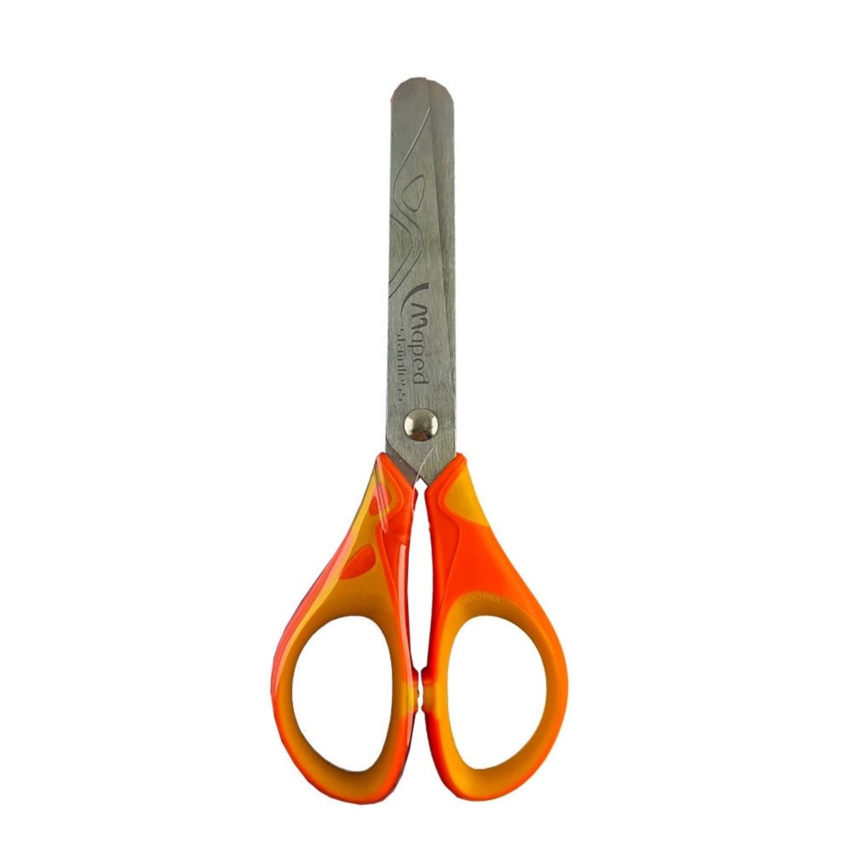 MAPED - PACK X 4 TIJERA MANGO NARANJA SOFT 13 CM  MAPED