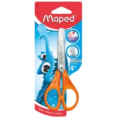 MAPED - PACK X 4 TIJERA MANGO NARANJA SOFT 13 CM –