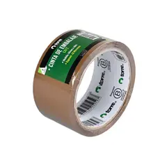 TORRE - PACK X 4 CINTA DE EMBALAJE CAFÉ 48MM x 40M –