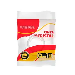 PROARTE - PACK X 4 CINTA CRISTAL FORMATO BOLSA 19MMX20MTS –