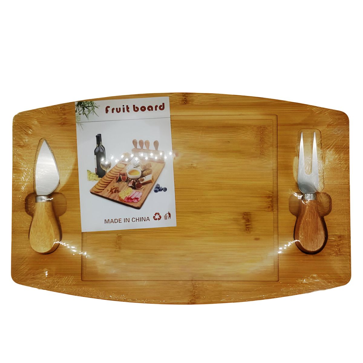 NO LOGO - Tabla De Quesos Tabla Aperitivo Tablas De Picoteo 36x18cm