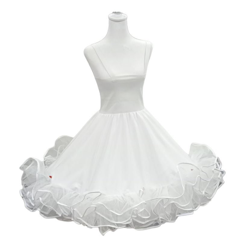GENERICO - Falso Vestido Cueca Huasa Talla S Doble Falda Tirante y Faja
