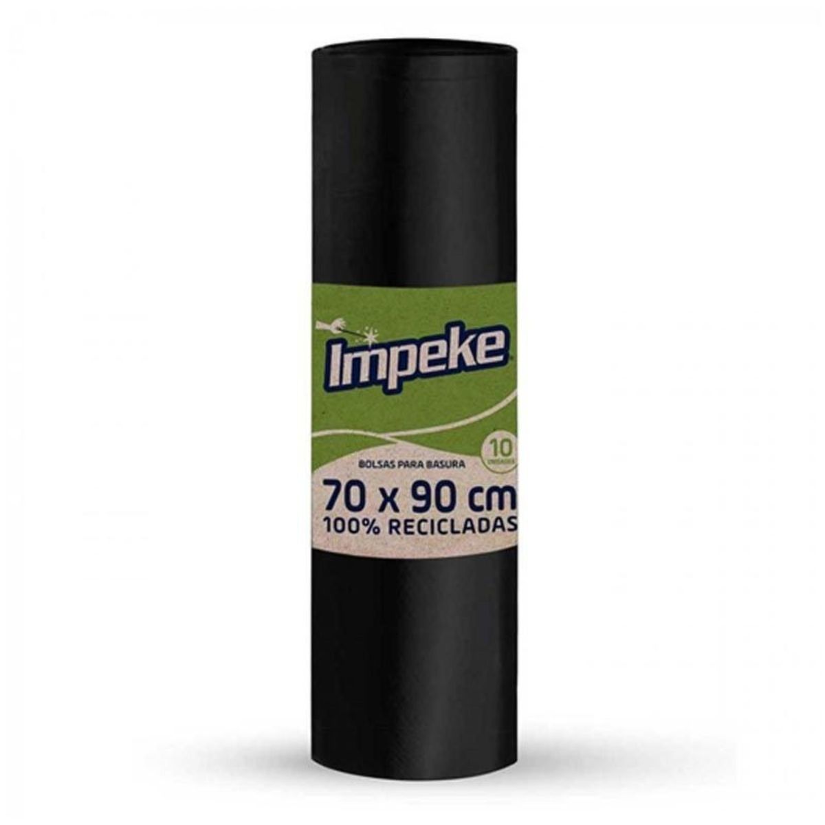 IMPEKE - PACK X 4 BOLSAS DE BASURA 70×90 CENTIMETROS  IMPEKE