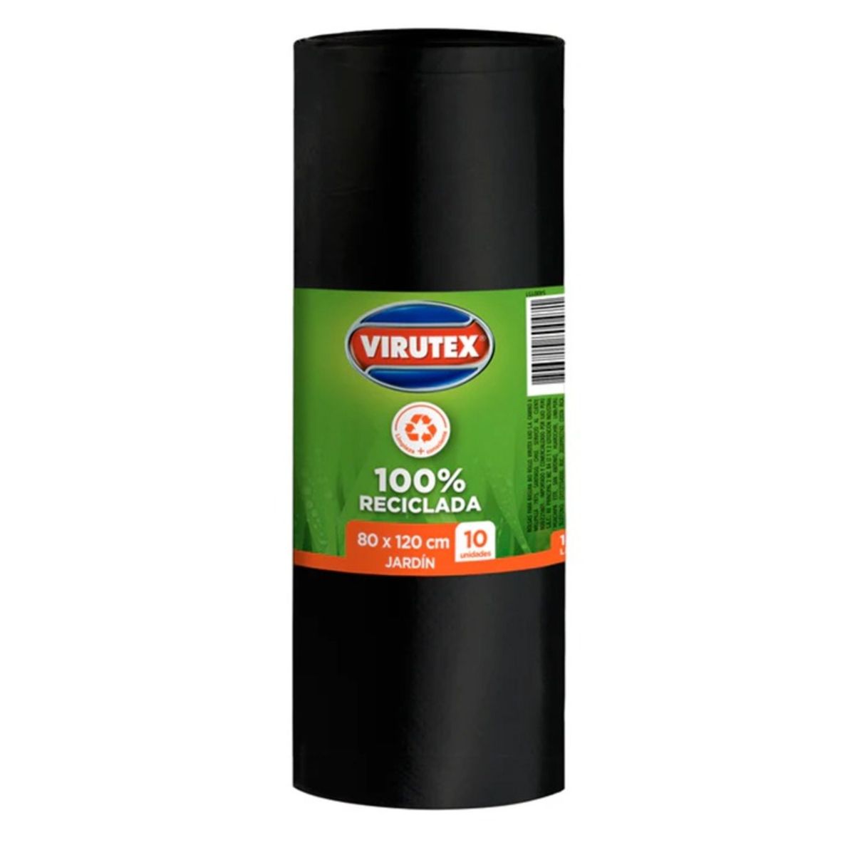 VIRUTEX - PACK X 4 BOLSA DE BASURA BIO ROLLO 80×120  VIRUTEX