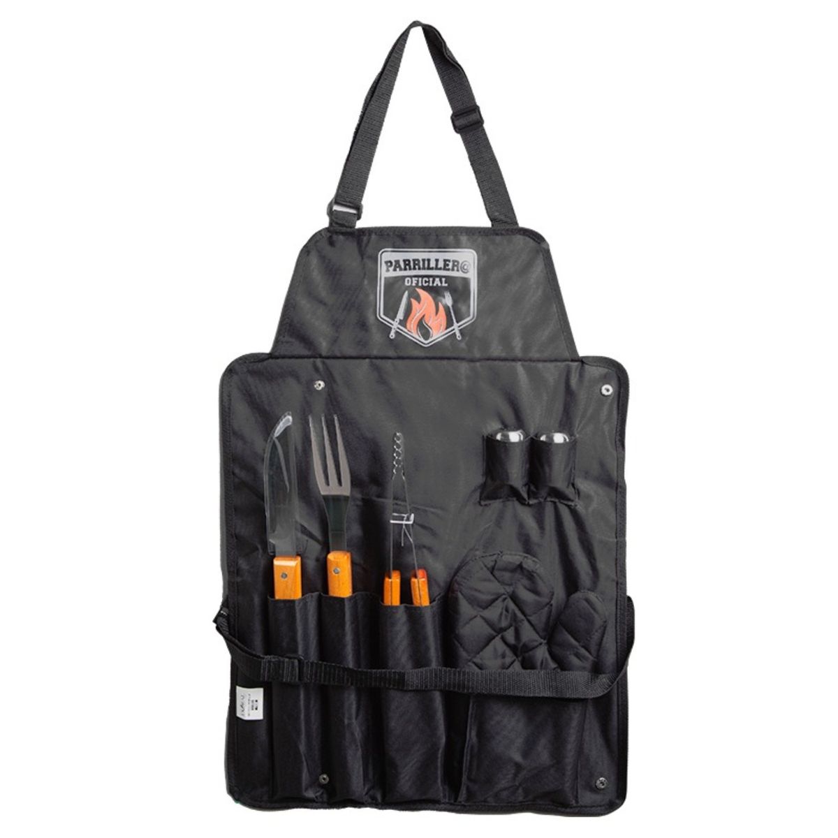 DORAL - SET FULL PARRILLERO BRASAS 7 PIEZAS  DORAL