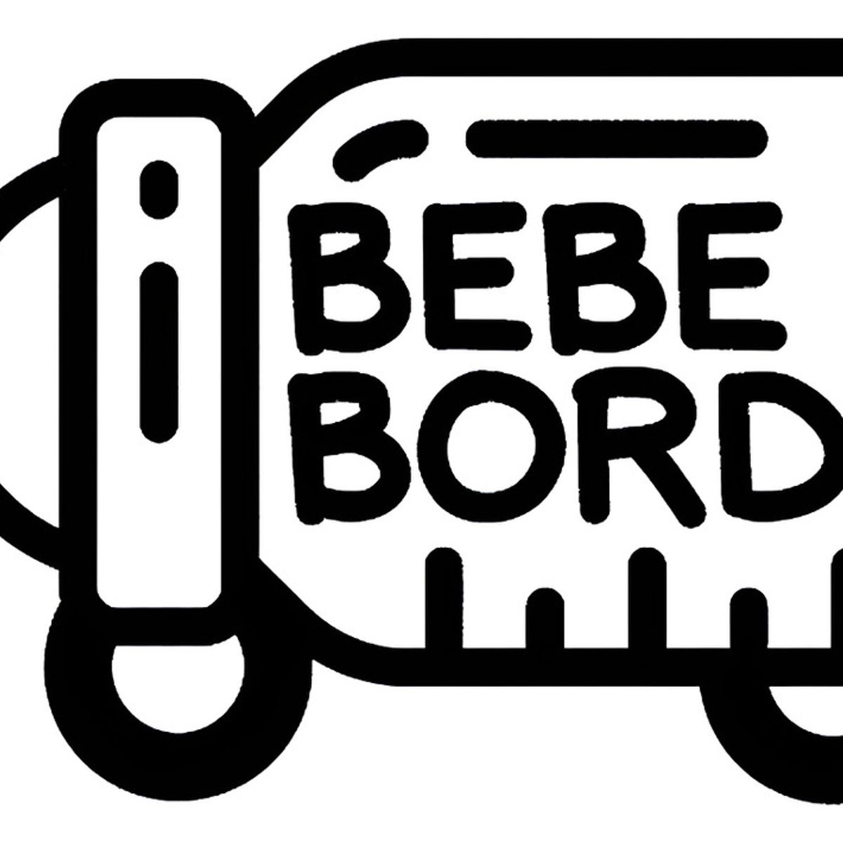 GENERICO - Sticker Bebé A Bordo Mamadera Con Ruedas Auto Camioneta