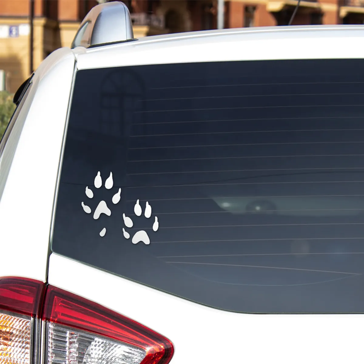 GENERICO - Sticker Huellas Patas Paw Huron Mustela Putorius Furo