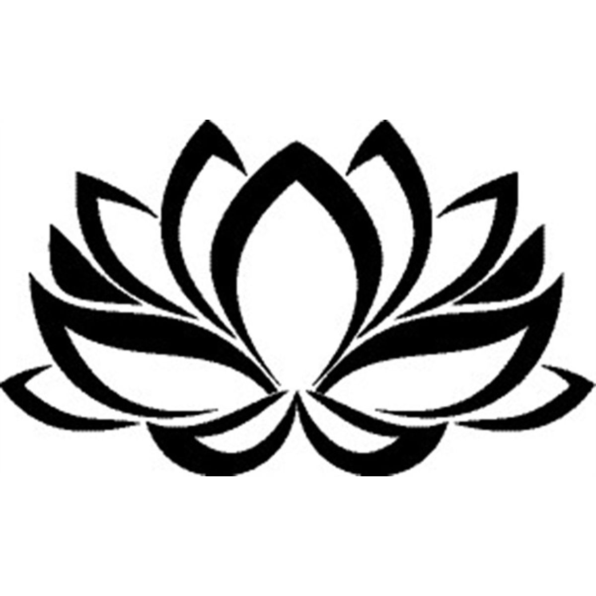 GENERICO - Sticker Flor De Loto Hibiscus Auto Camioneta Parabrisa