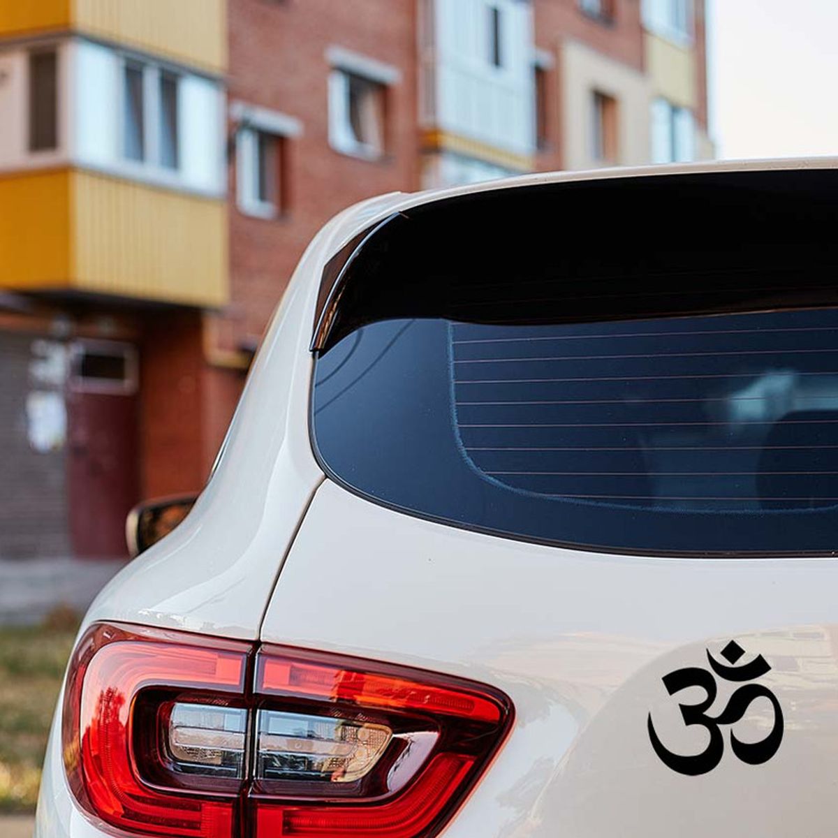 GENERICO - Sticker OM Hinduismo Mantra Sagrado Auto Camioneta
