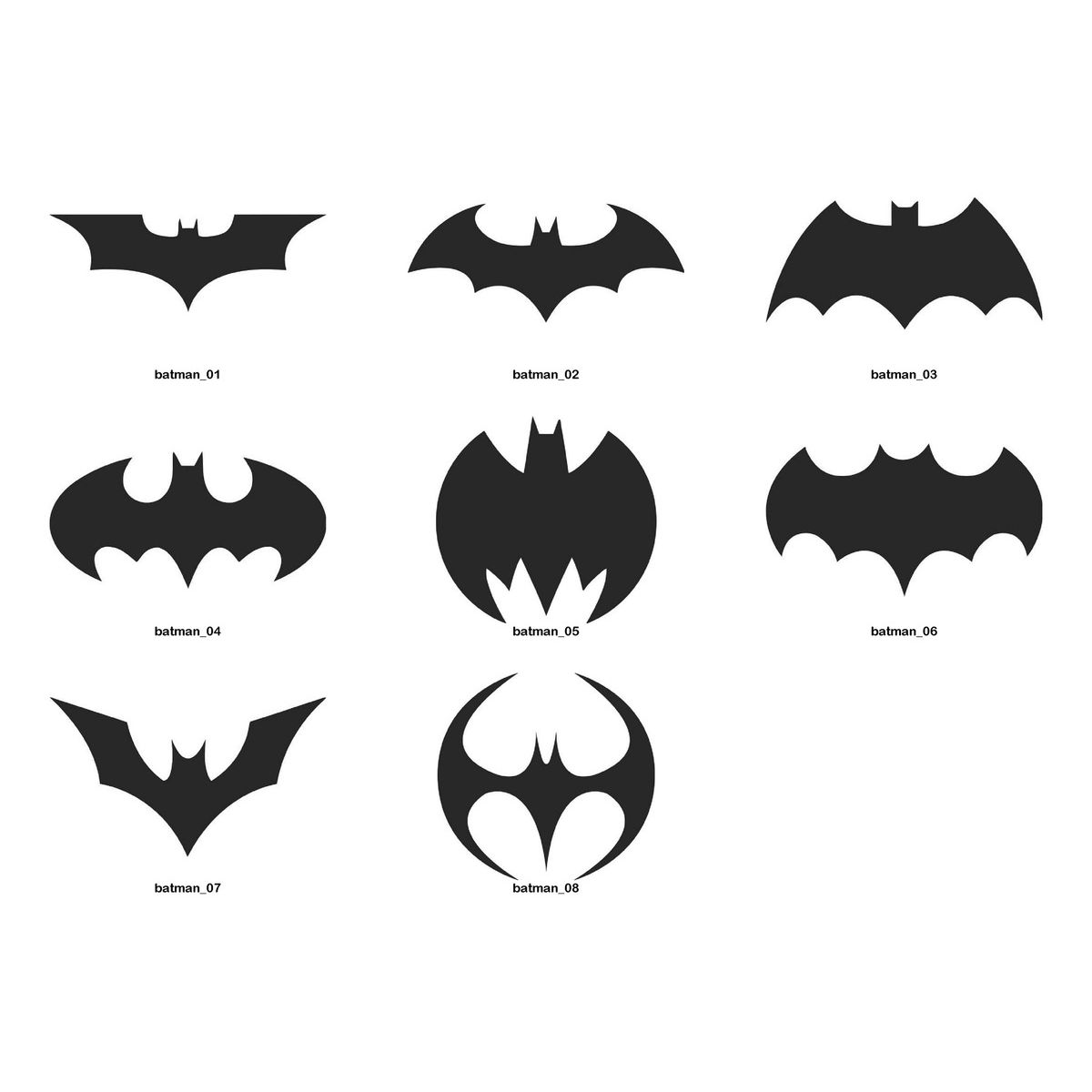 GENERICO - Sticker Batman Dark Knight Bruce Wayne Murcielago Auto