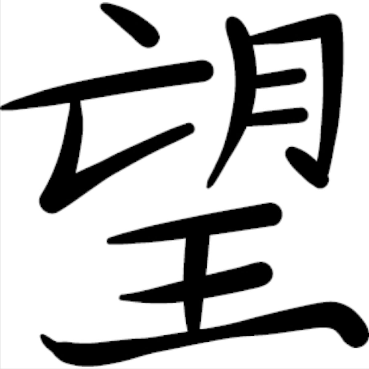 GENERICO - Sticker Chinese Symbol For Hope Kanji Auto Camioneta