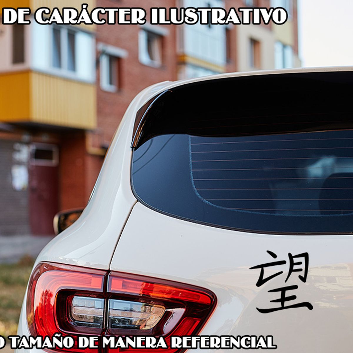 GENERICO - Sticker Chinese Symbol For Hope Kanji Auto Camioneta