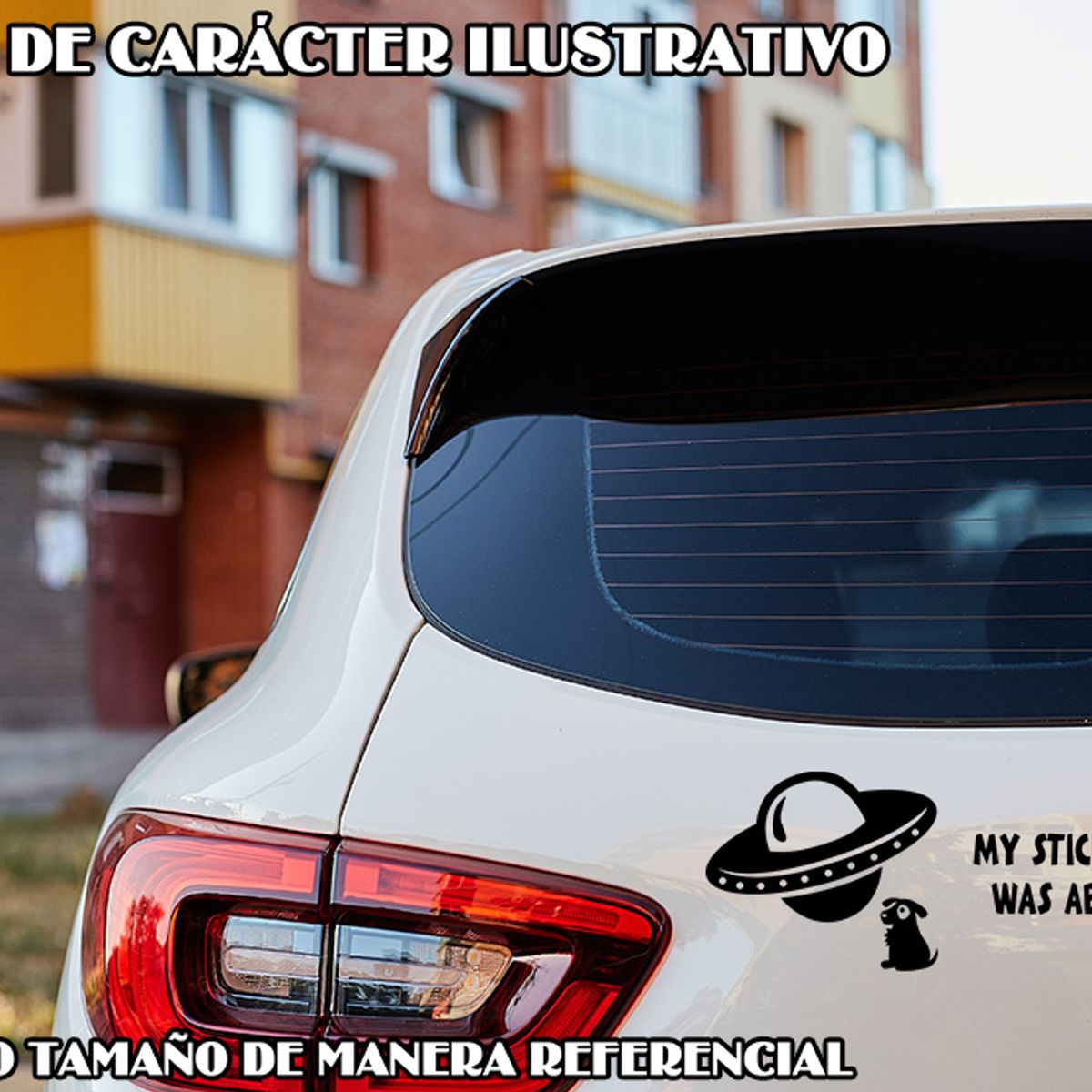 GENERICO - Sticker My Stick Family Was Abducted Auto Camioneta