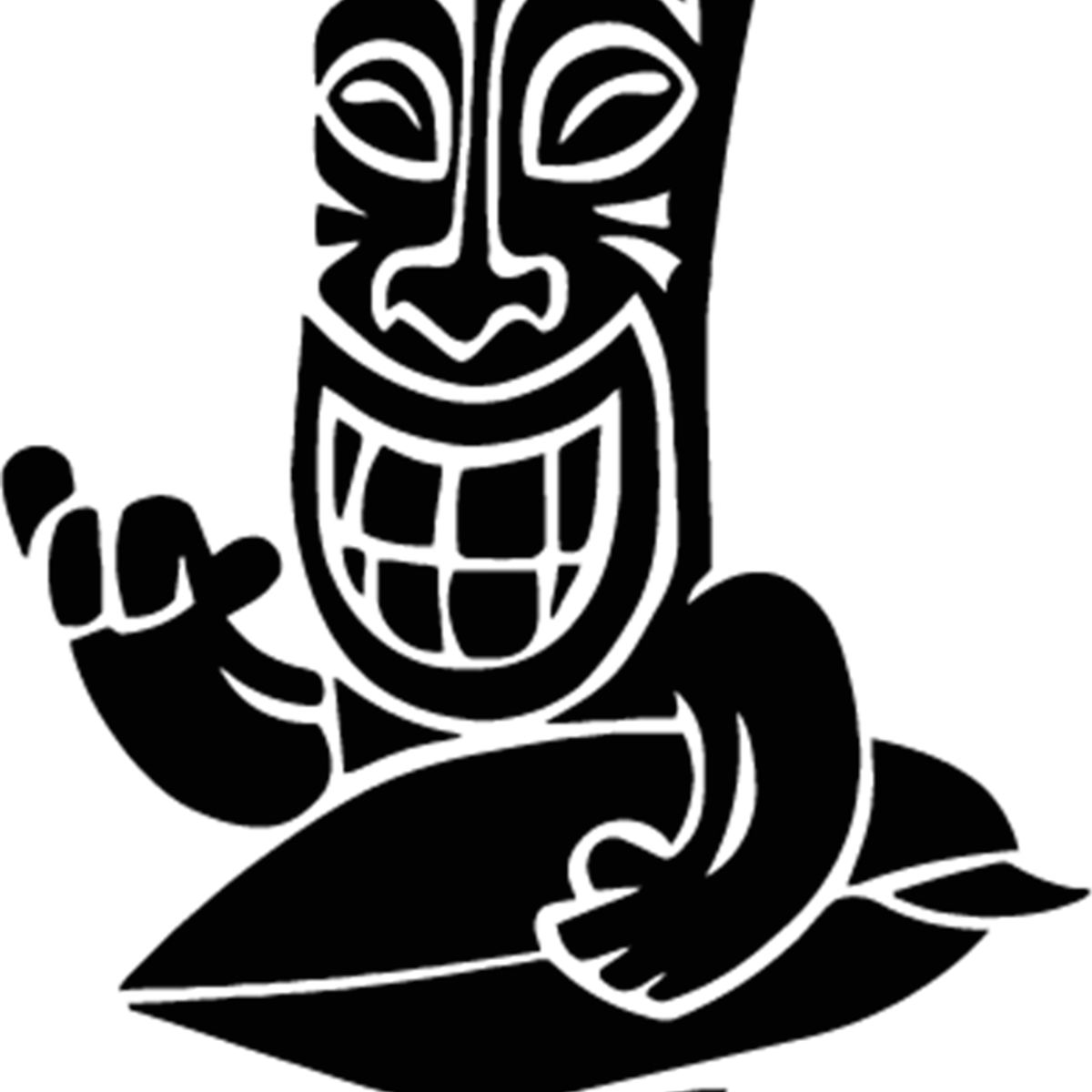 GENERICO - Sticker Tiki Surfboards Lifestyle Beach Hawaii Auto Suv