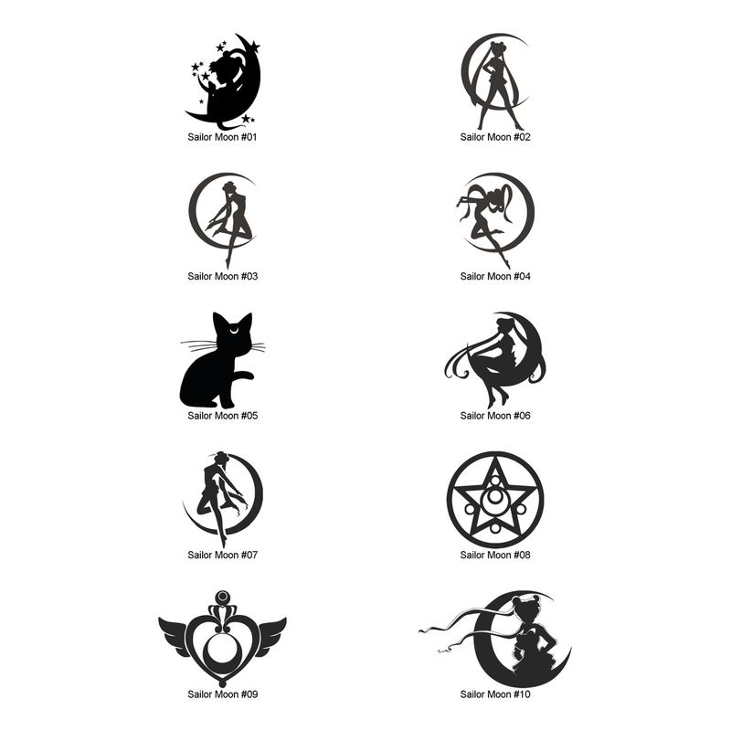 GENERICO - Sticker Sailor Moon Pretty Soldier Romance Anime Auto