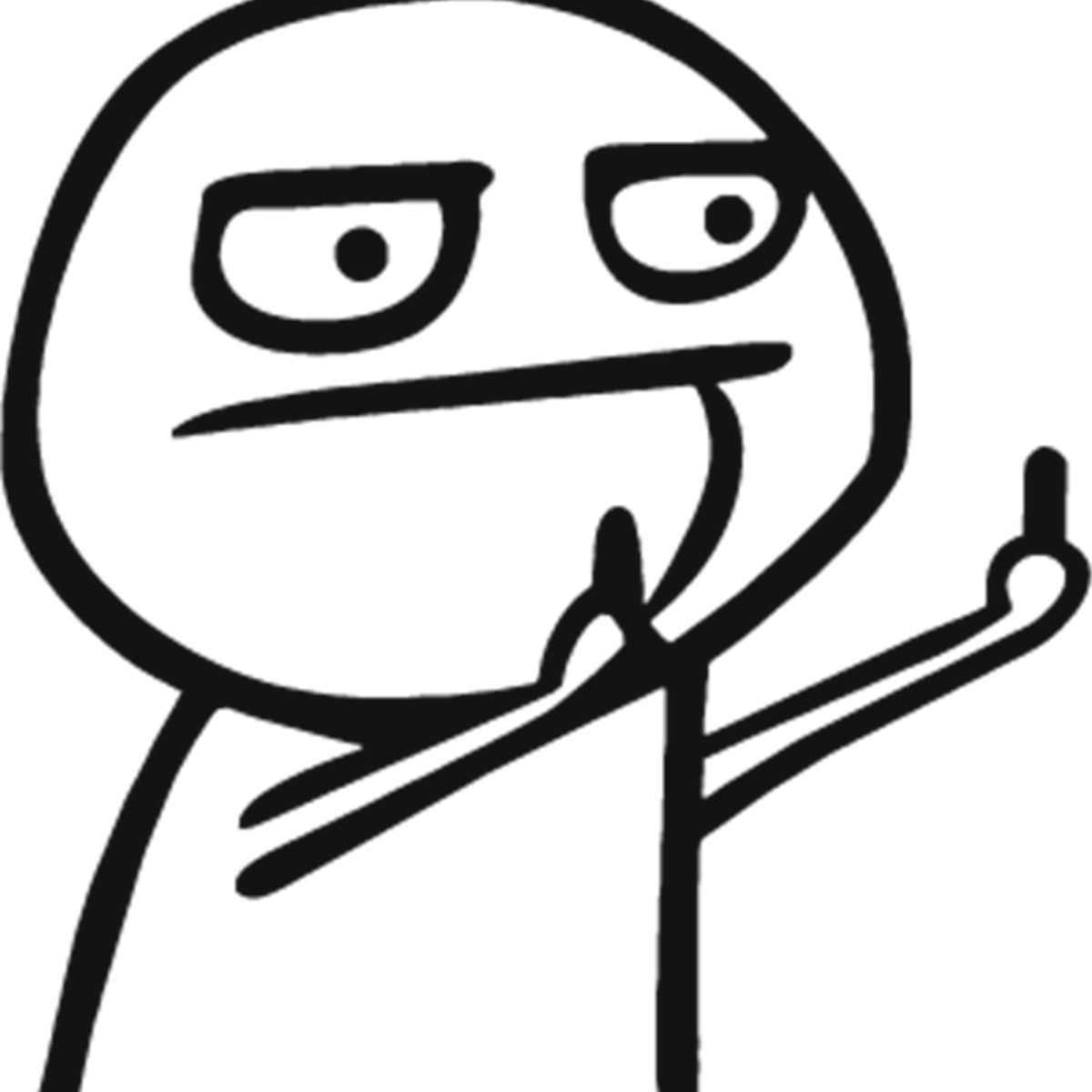 GENERICO - Sticker Meme Tipito Fuck You Auto Camioneta Suv