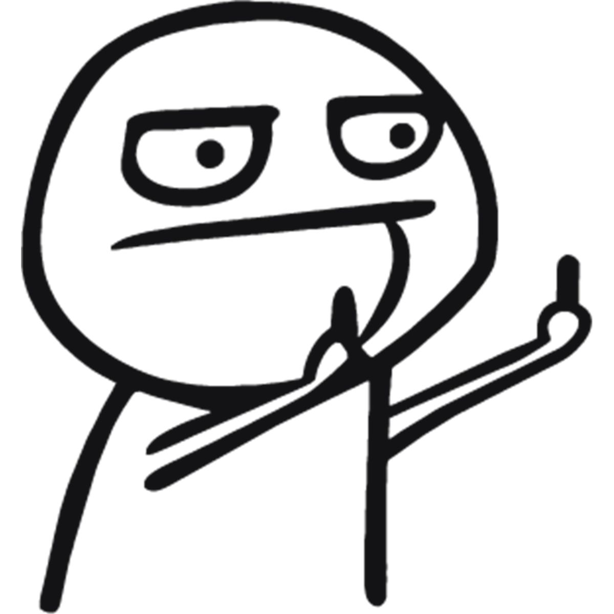 GENERICO - Sticker Meme Tipito Fuck You Auto Camioneta Suv