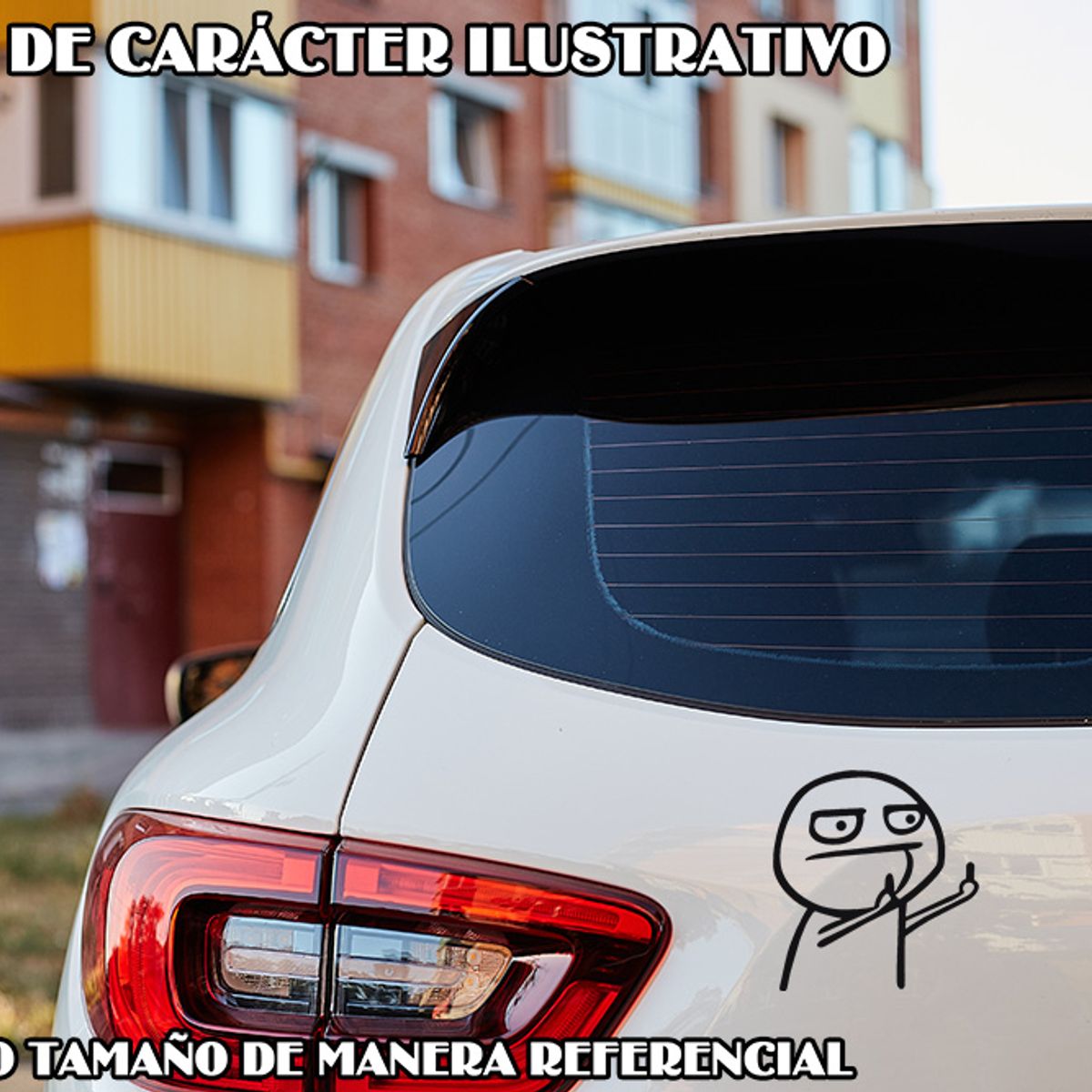 GENERICO - Sticker Meme Tipito Fuck You Auto Camioneta Suv