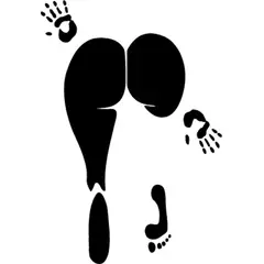 GENERICO - Sticker Booty Butt Body Print Buttocks Auto Camioneta Suv