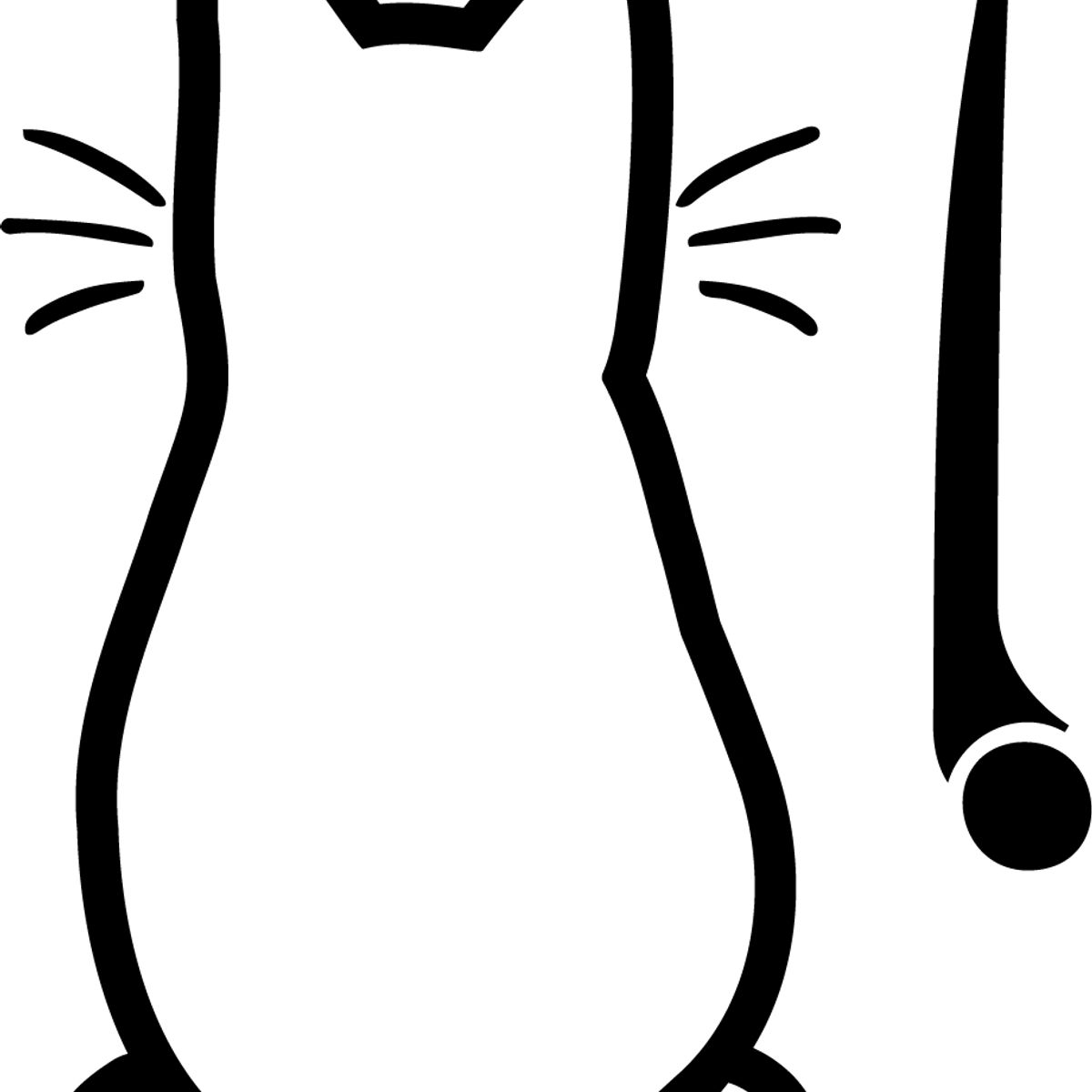 GENERICO - Sticker Parabrisa Trasero Gato Perro Moviendo Cola Auto Suv