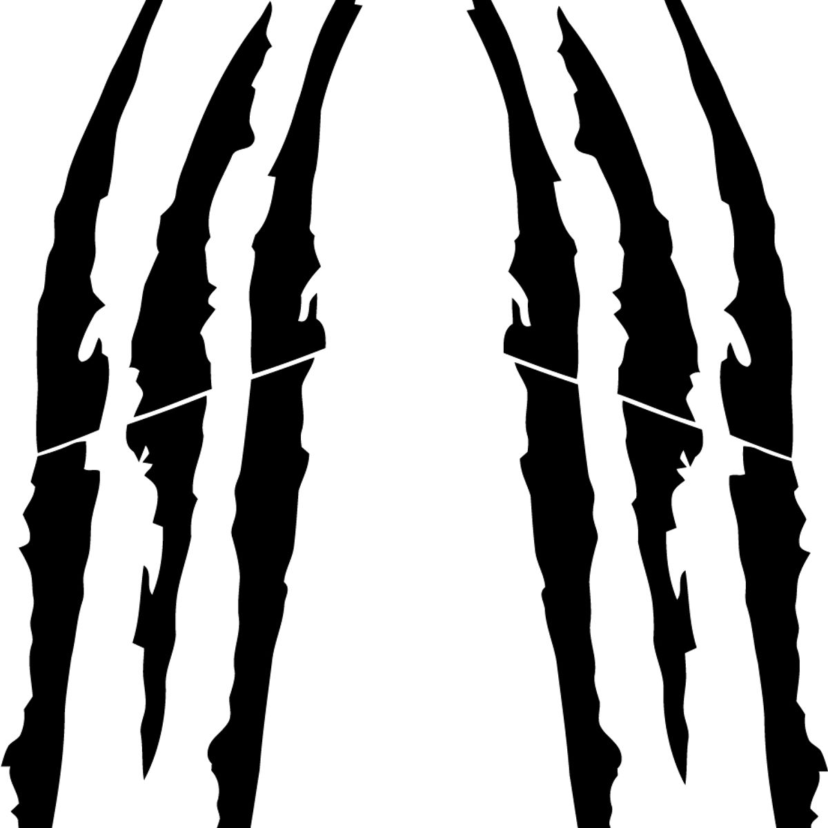 GENERICO - Sticker Garra Monster Tribal Auto Camioneta Suv