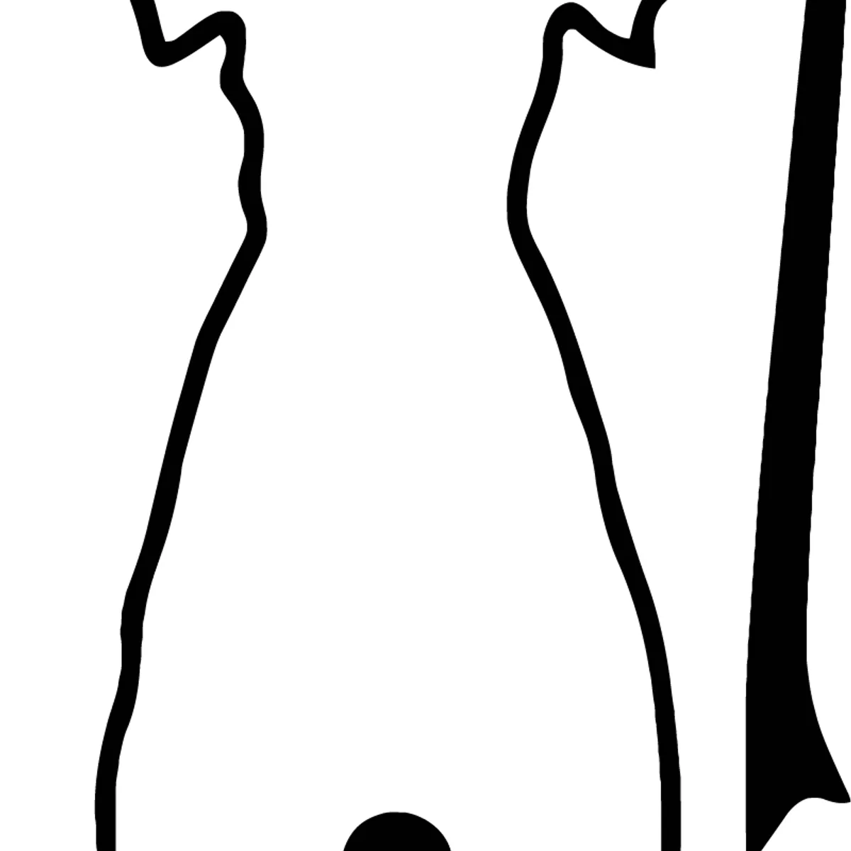 GENERICO - Sticker Parabrisa Trasero Gato Perro Moviendo Cola Auto Suv