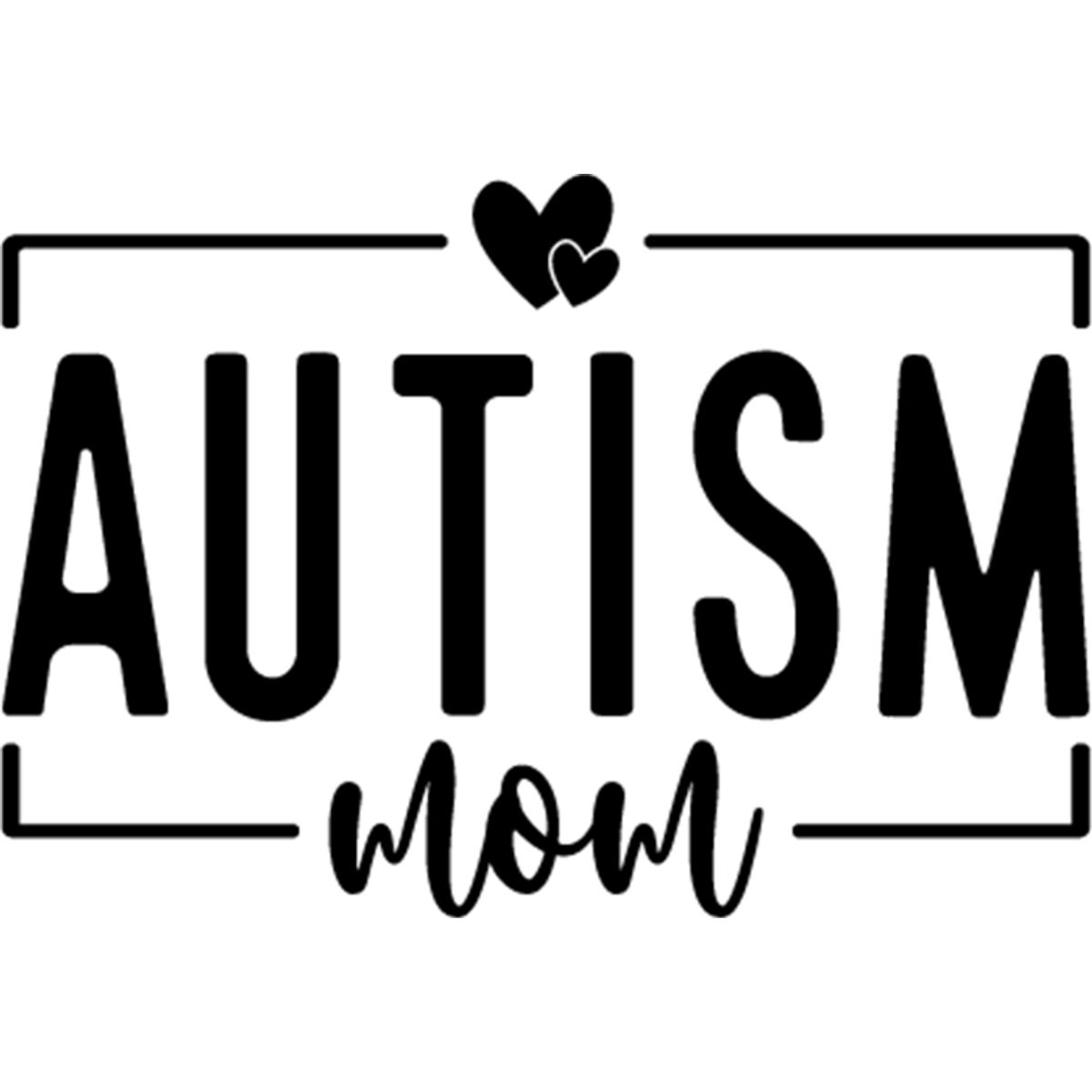 GENERICO - Sticker Autism Mom Mamá Autista Tea Auto Camioneta