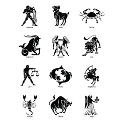 GENERICO - Sticker Signo Zodiacal Constelación Estrella Auto Camioneta