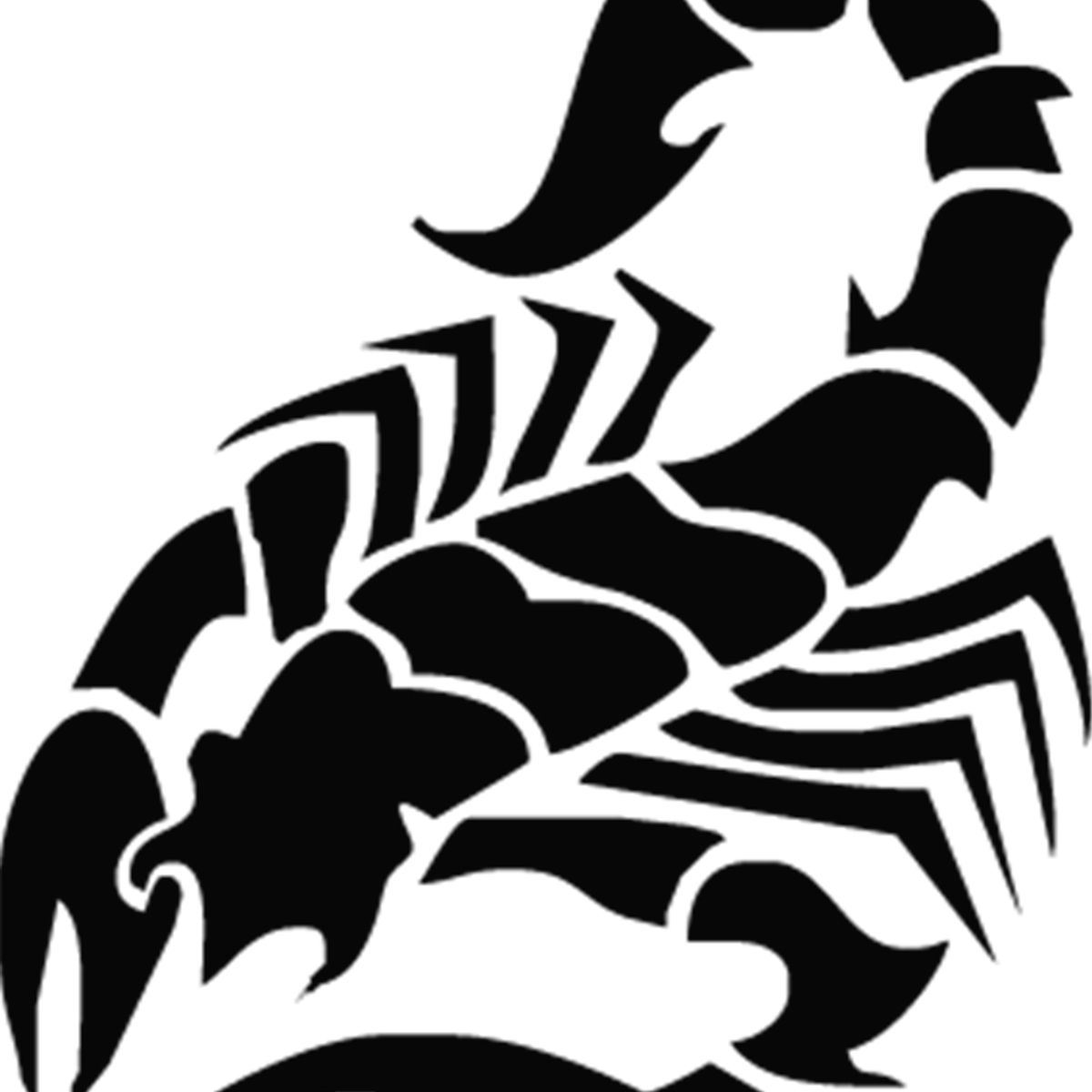 GENERICO - Sticker Scorpio Escorpión Tribal Zodiaco Auto Camioneta